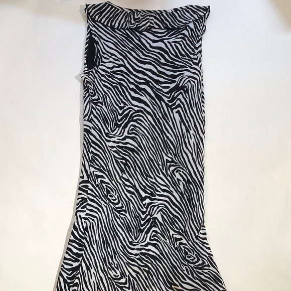 Karen Kane Zebra Ankle Length Dress - Picture 2 of 4